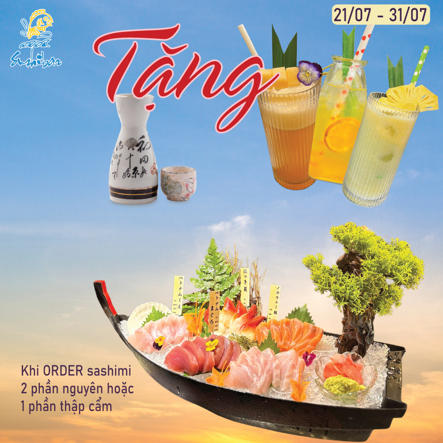 ĐẠI TIỆC SASHIMI - NHẬN QUÀ TỚI BẾN